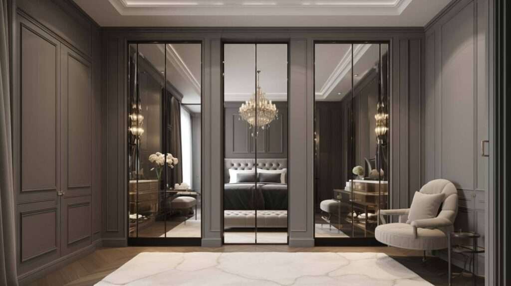 Use Mirrored Wardrobe Doors