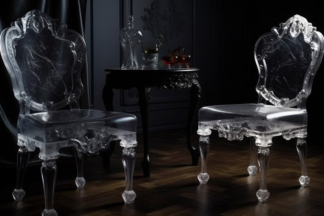 Halloween Decor with Ghostly Chairs