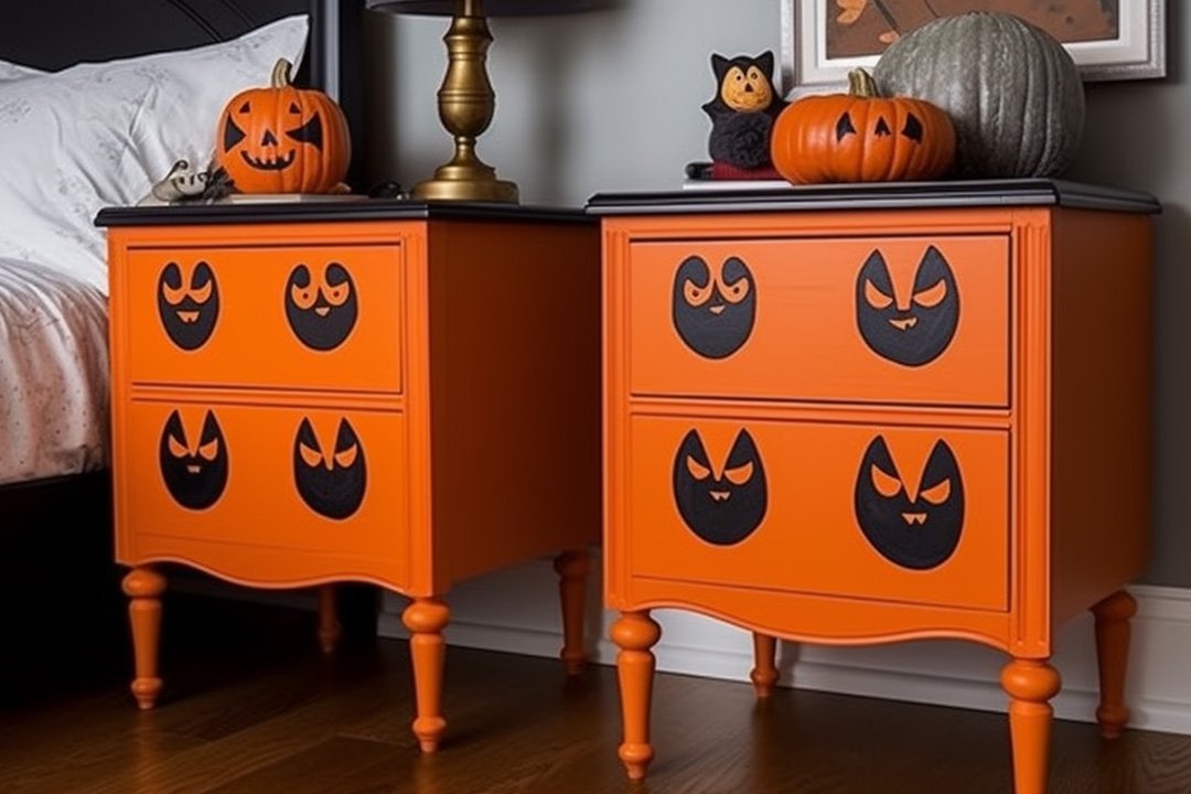 Gourd Halloween Nightstand