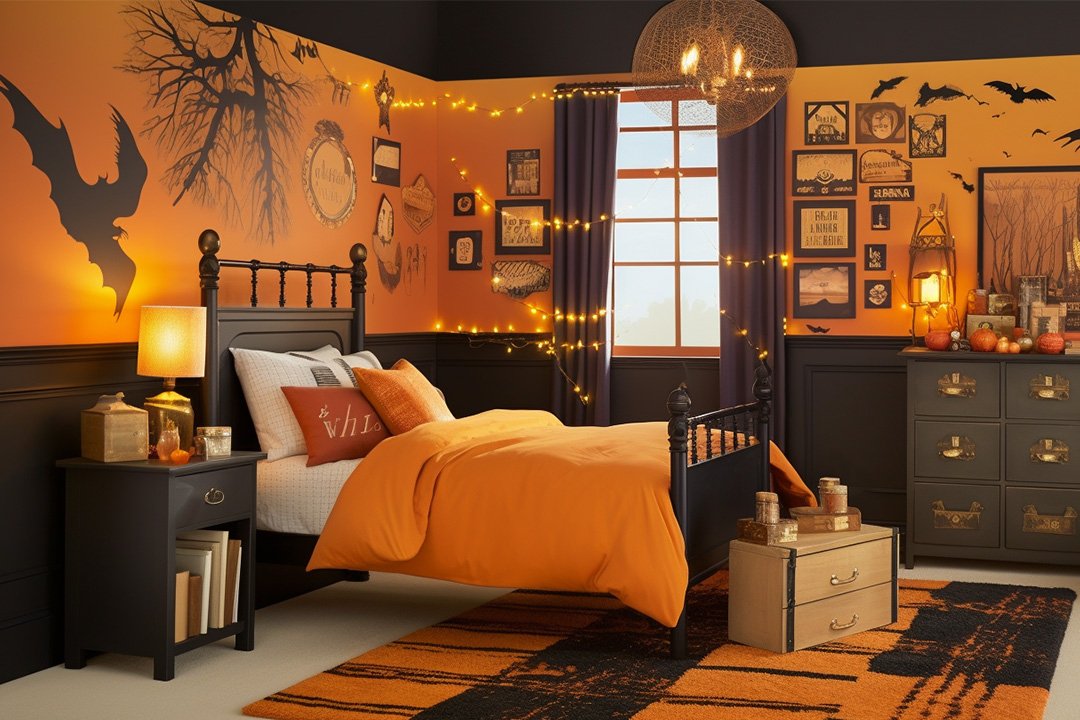 Harry Potter Inspired Halloween Bedroom Ideas