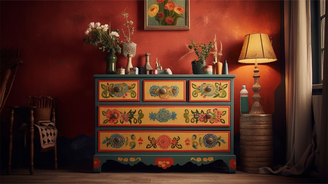 Boho Painted Dresser Ideas