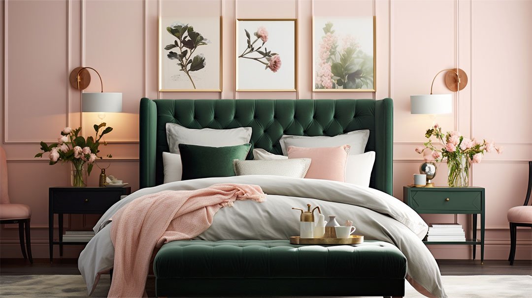 Pink and Green Bedroom Ideas