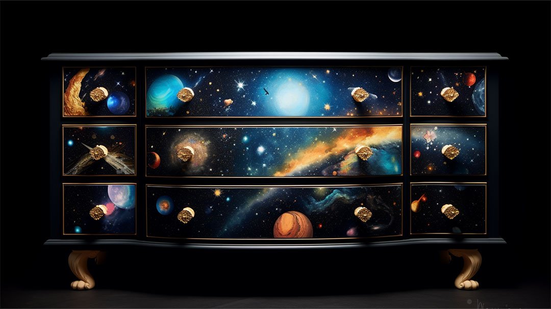 Celestial Dreams- Whimsical Dresser Designs