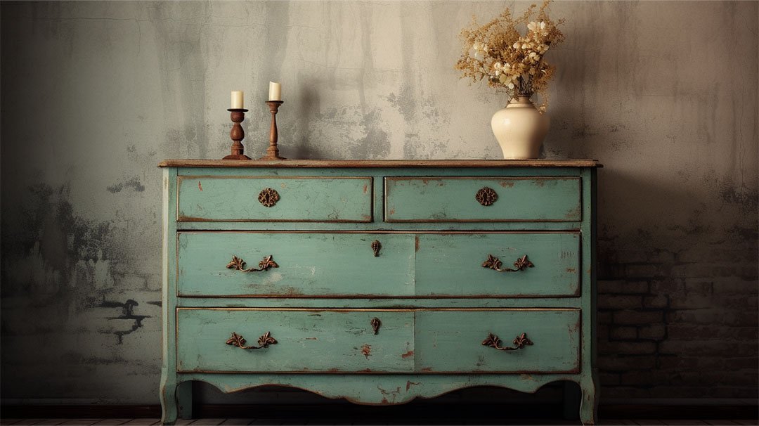 Distressed Finish Charm- Painted Dressers