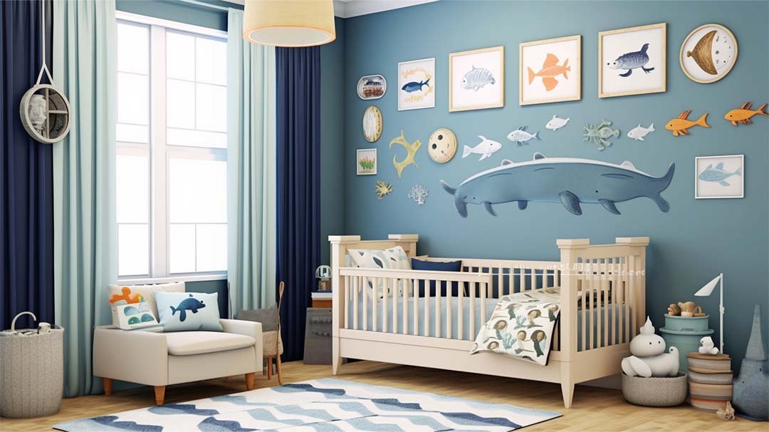 Underwater Exploration Toddler Boy Room