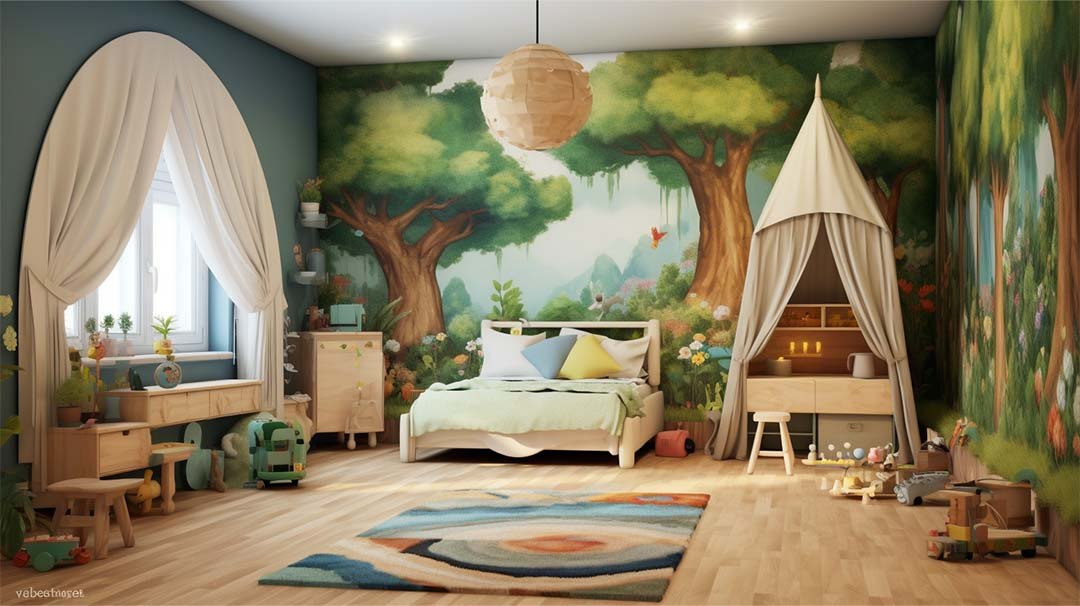 Nature-Inspired Wonderland Toddler Boy Room