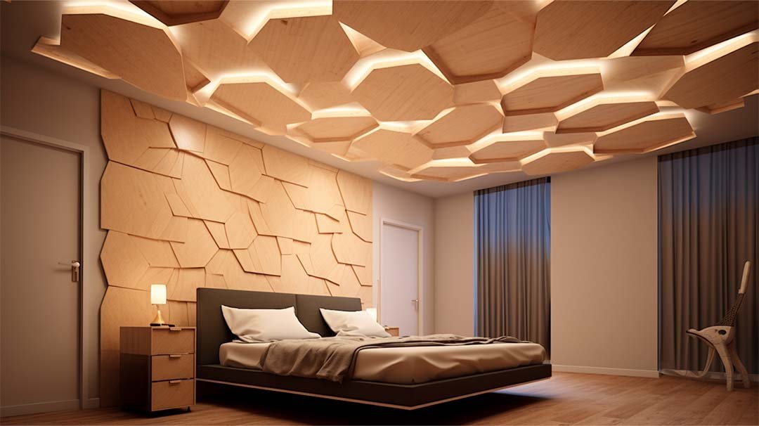 Floating Geometric Ceiling
